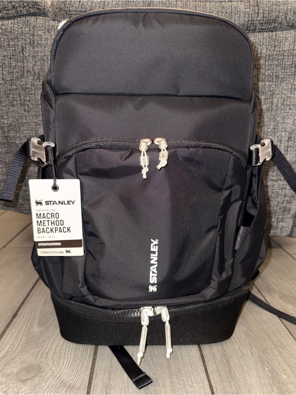 Stanley Vitalize Macro Method Backpack Black 29.2L NWT